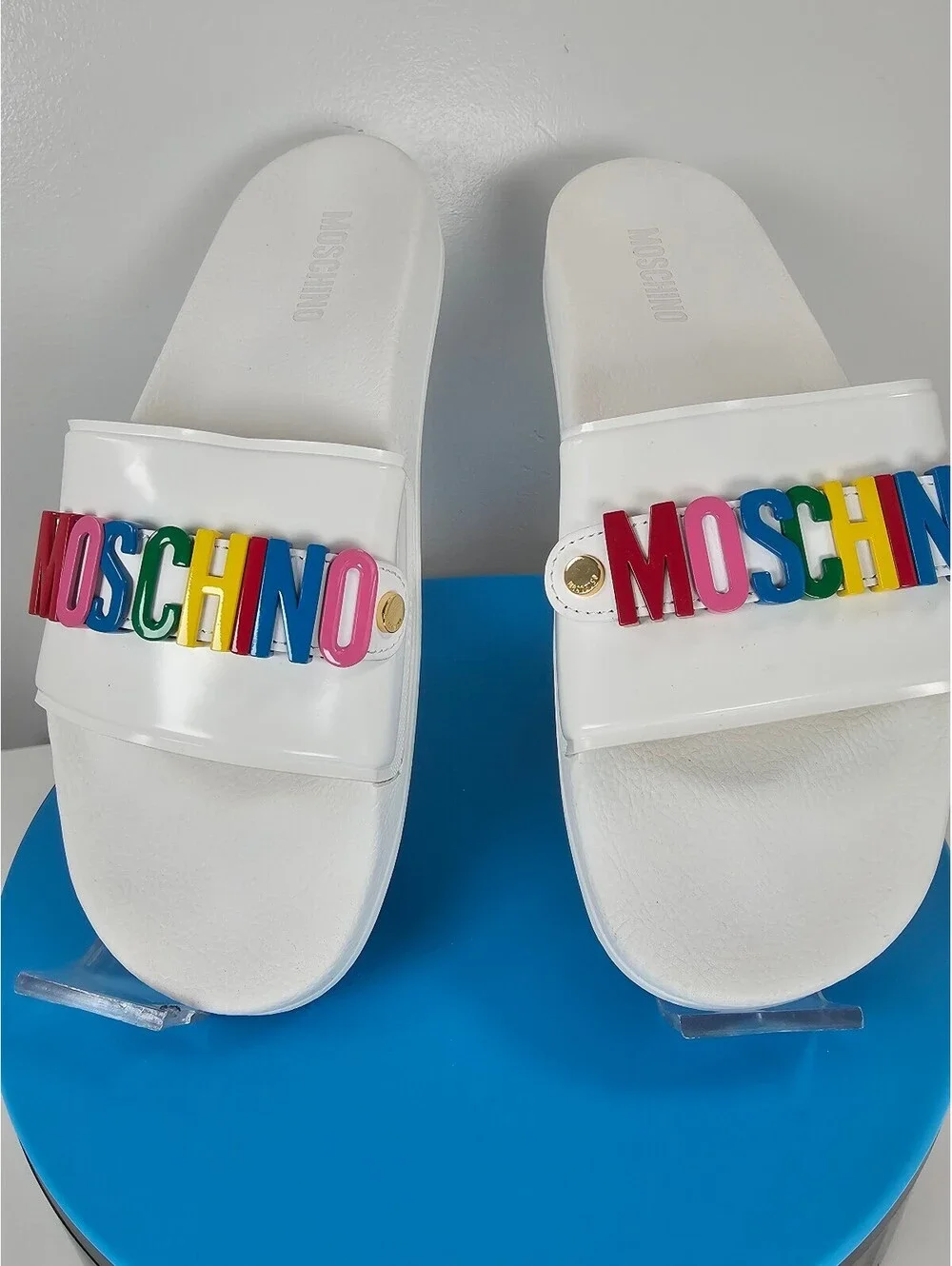 Moschino ​white rubber